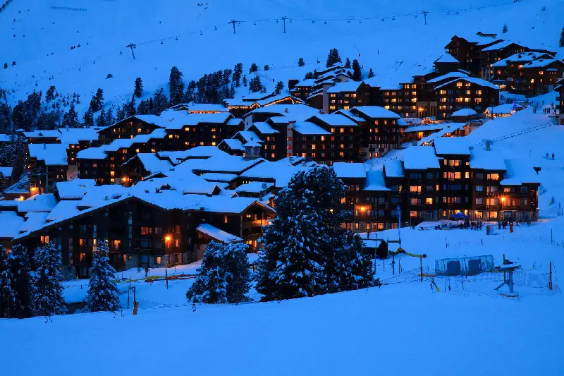 Wintersport gebied Eerste keer skiën